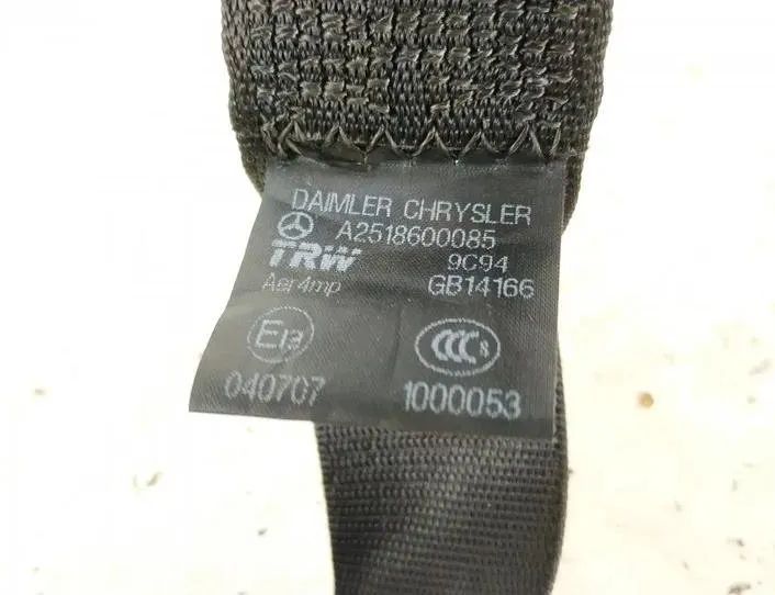 MERCEDES-BENZ R-Class W251 (2005-2017) Aizmugurējā kreisā drošības josta 2518600085,A2518600085 27138364