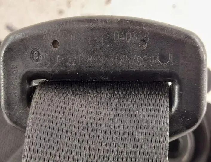 MERCEDES-BENZ S-Class W221 (2005-2013) Priekšējā kreisā drošības josta 2218605185,2218608985 27156491