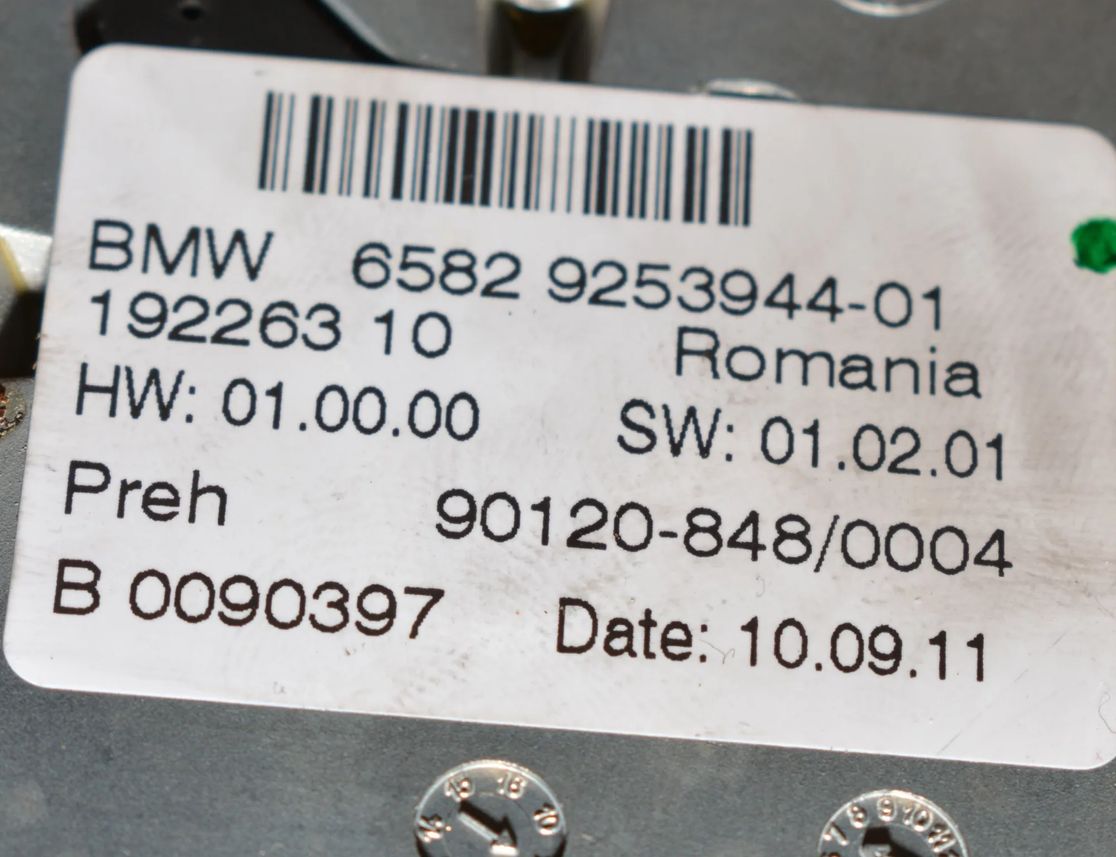 BMW 5 Series F10/F11 (2009-2017) Навигационная система 9266384,9271931,9253944 11496574