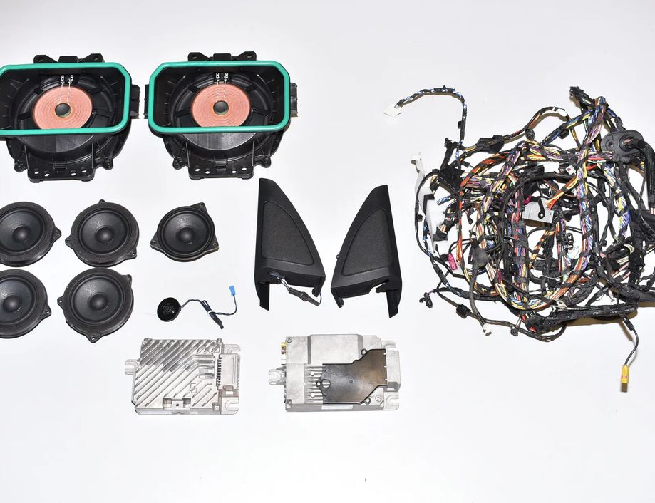 BMW X7 G07 (2018-2024) Complete Sound Audio System 2622515,25278341,6809629,8719914,8719886,6809628,9824852 12702200