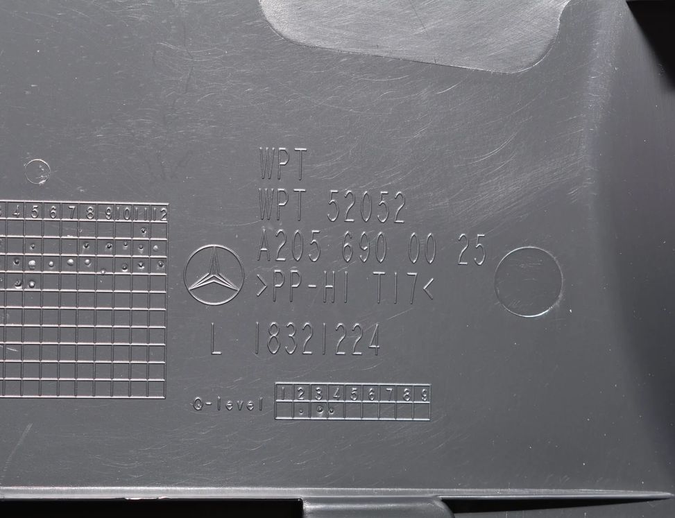 MERCEDES-BENZ C-Class W205/S205/C205 (2014-2023) Left Side B Pillar Trim A2056900025 1948171