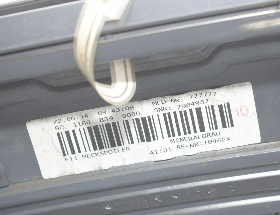 BMW 5 Series F10/F11 (2009-2017) Спойлер заднего стекла 7984937,7207511,51627207511 22295527