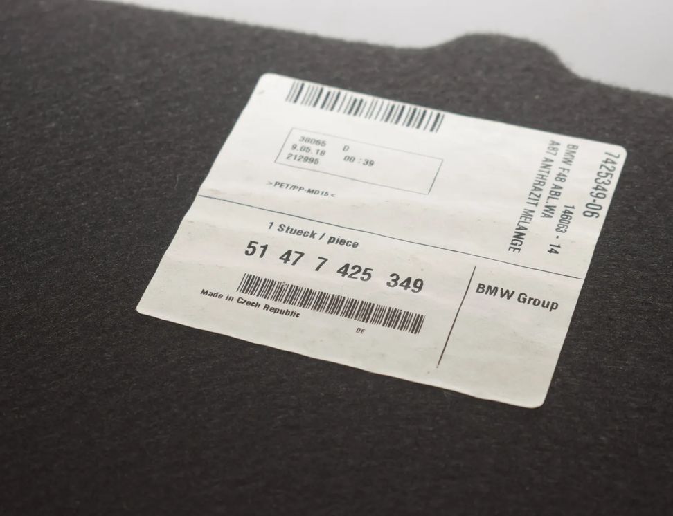 BMW X1 F48/F49 (2015-2023) Trunk Trim Kit 7332819,7332820,7331419,7425348,7478507,7425349,7425352,7425347,51477425347,51477425348,51477425352,51477331419,7382851,51437382851,7382852,51437382852 29482850