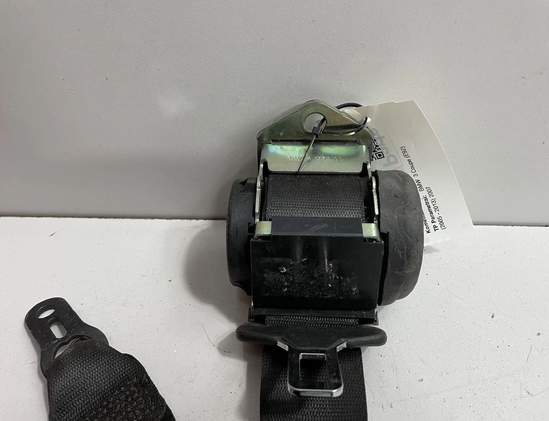 BMW 3 Series E90/E91/E92/E93 (2004-2013) Aizmugurējā kreisā drošības josta 9128866 13145537