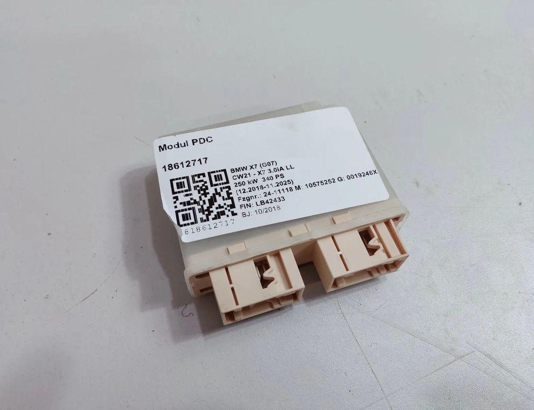 BMW X7 G07 (2018-2024) Pārkingsensoru vadības bloks 5B523A9,5B3A594,5A44585,9258589,9418331,9436007 28821257