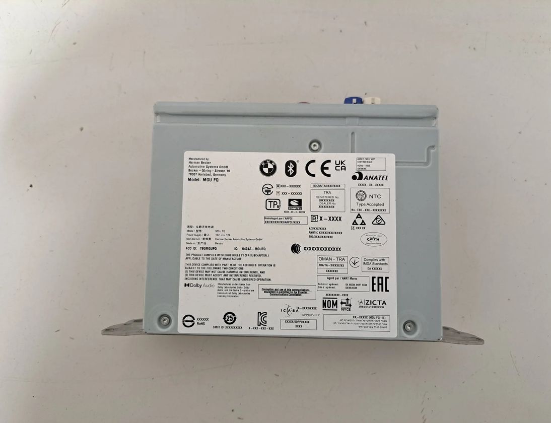 BMW X4 G02 (2018-2024) Navigation Control Unit 5B3F814,5B3F808,5B48519,5B33F83,5A8F4A7,5A84B42,5A7CAA0,5A6DD91 32801468