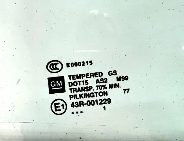 CHEVROLET Volt 1 generation (2011-2015) Стекло задней левой двери DOT15AS2M99,43R001229,E000215 24736401