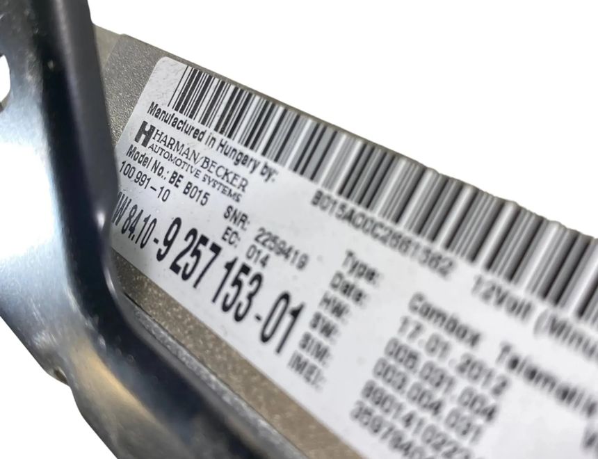 BMW 5 Series F10/F11 (2009-2017) Bluetooth vadības bloks 9257153 28210350