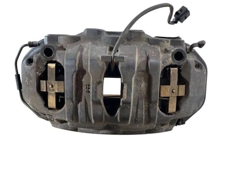 PORSCHE Cayenne 958 (2010-2018) Супорт тормозов передний левый 7P5615105BK 31101850