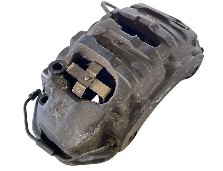 PORSCHE Cayenne 958 (2010-2018) Супорт тормозов передний левый 7P5615105BK 31101850