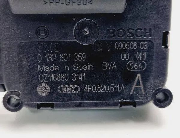 AUDI A6 C6/4F (2004-2011) Interior Heater Flap Motor Actuator 4F0820511A 31121975