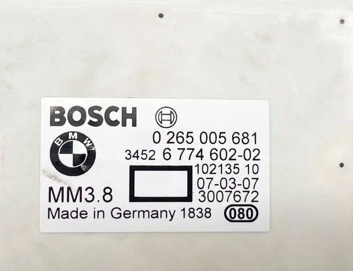 BMW 5 Series E60/E61 (2003-2010) ABS vadības bloks 6774602,34526774602,0265005681 24656235