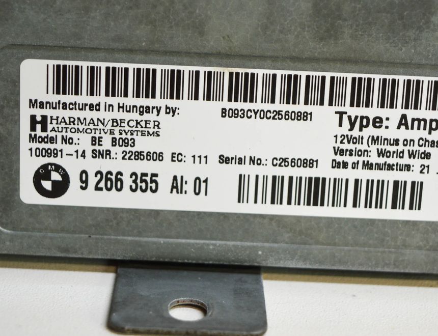 BMW 5 Series F10/F11 (2009-2017) Усилитель звука 9266355 13703102