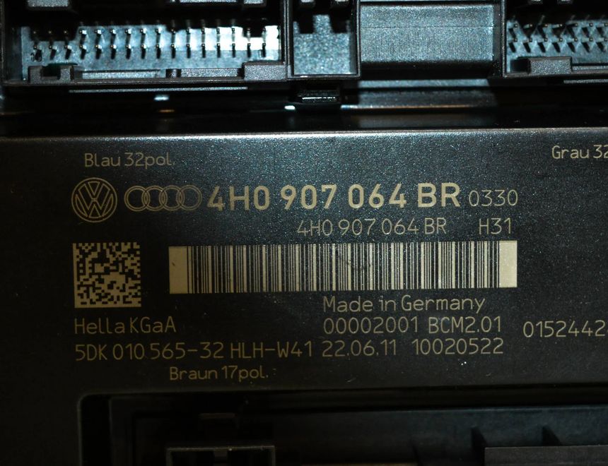AUDI A6 C7/4G (2010-2020) Komforta vadības bloks 4H0907064BR 14446554