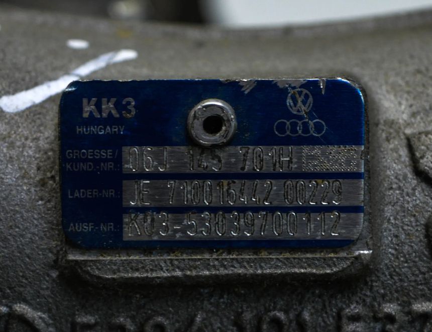 AUDI A3 8P (2003-2013) Tурбина 06j145701h 17609123