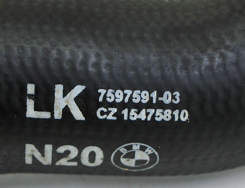 BMW 3 Series F30/F31 (2011-2020) Левый шланг радиатора интеркулера 7597591 17766744