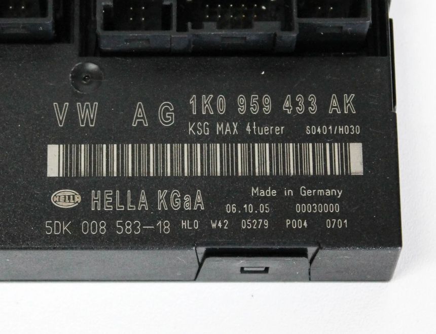 SEAT Leon 2 generation (2005-2012) Comfort Control Unit 1K0959433AK 2460067