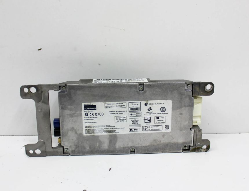 BMW 3 Series F30/F31 (2011-2020) Bluetooth vadības bloks 9257150 25092210