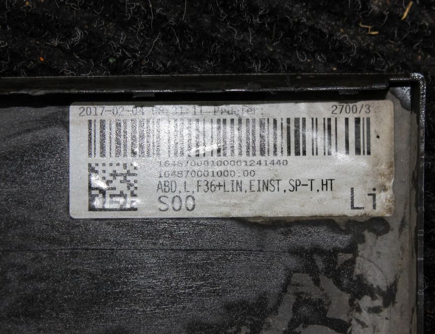 BMW 4 Series F32/F33/F36 (2013-2020) Left Side Plastic Sideskirt Cover 1648700010000 28538957