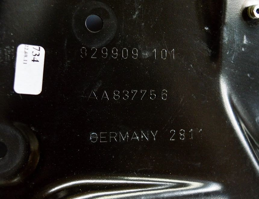 VOLKSWAGEN Passat B7 (2010-2015) Стеклоподъемник передней правой двери 3AA837756 3004848