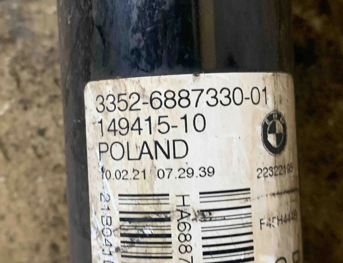 BMW 2 Series Grand Tourer F46 (2018-2023) Задний левый амортизатор 6887330 32550847