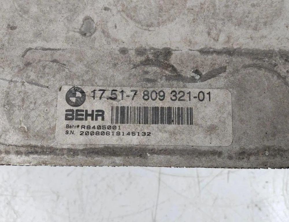 BMW X6 E71/E72 (2008-2012) Starpdzesētāja/interkūlera radiators 7809321 31924142