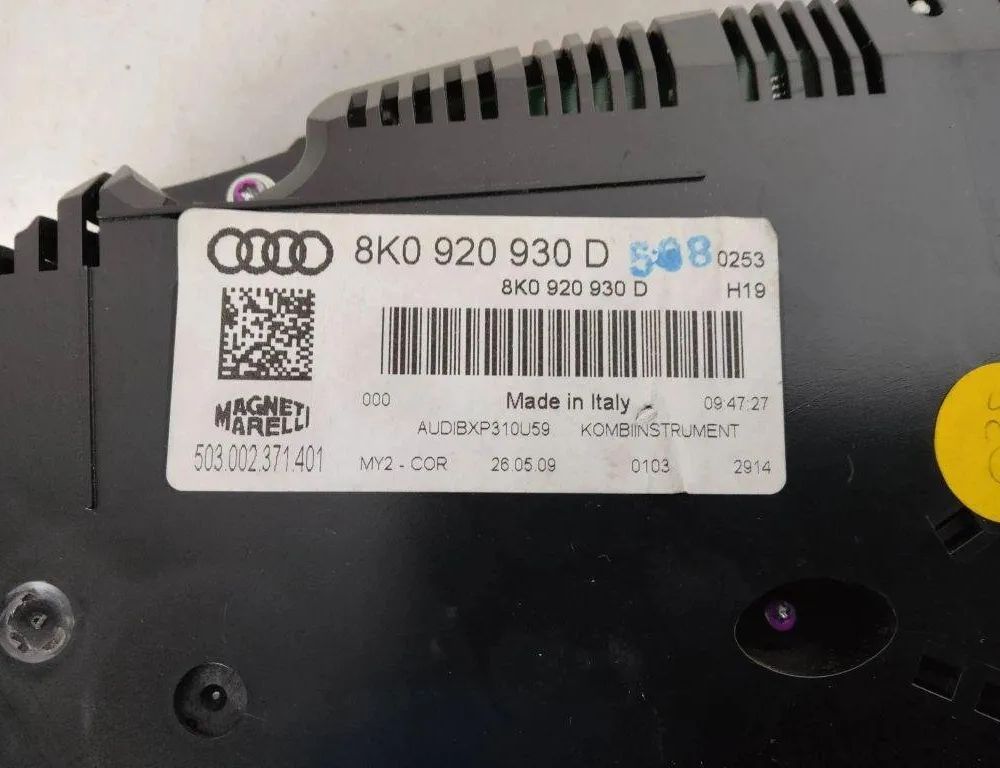 AUDI A4 B8/8K (2011-2016) Speedometer 8K0920930D 31931738