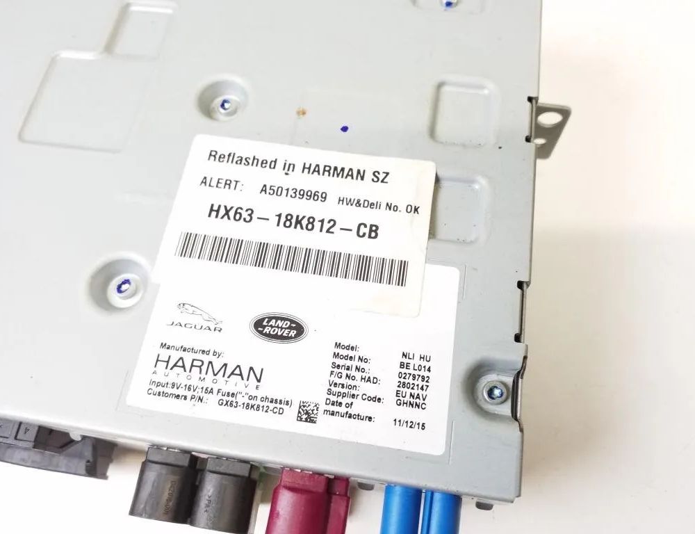JAGUAR XE 1 generation (2014-2024) Автомагнитола с навигацией HX63-18K812-CB 29003887