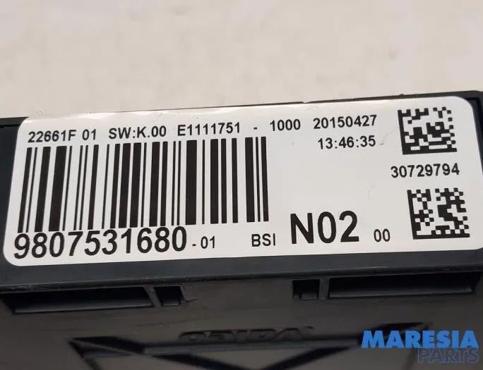 PEUGEOT 208 Peugeot 208 (2012-2015) Engine Control Unit ECU 9800913080,9811545080,9807531680,1611427780,1613248880,V29059263A 27296622