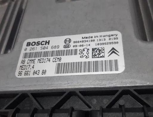 PEUGEOT 308 T7 (2007-2015) Motora vadības bloks 9663123280,9664834180,9664058780,6570A0,6580SP,0261S04689,9666104380,BSI04EVK0100,1663371880,1943LR,1943LS 27657487