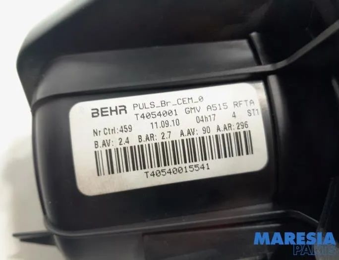 CITROËN C3 2 generation (2009-2016) Other Control Units 25014940,T4054001,6441CS 27753590