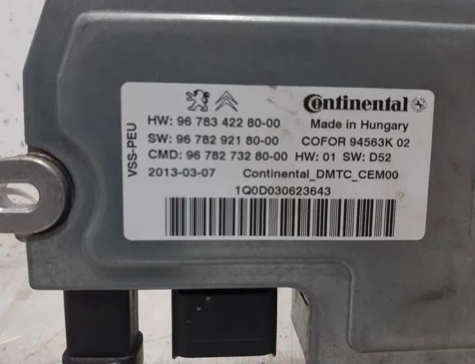 PEUGEOT 3008 1 generation (2010-2016) Кнопка зажигания 9678273280,9678342280,9678292180 27767012