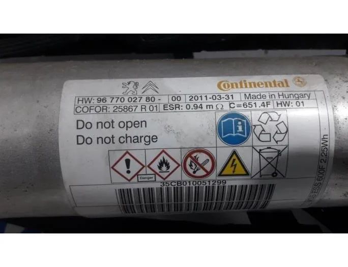 CITROËN DS3 1 generation (2010-2015) Aizdedzes poga 9801739380,9677002780,9670592980,9675676580,98017393800 27767830