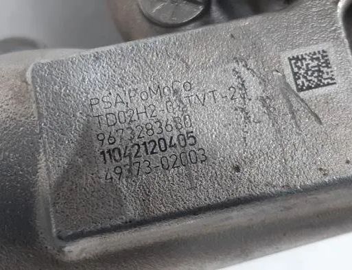 CITROËN C3 2 generation (2009-2016) Tурбина 9673283680,0375Q9,0375R0,11042120405 27776889