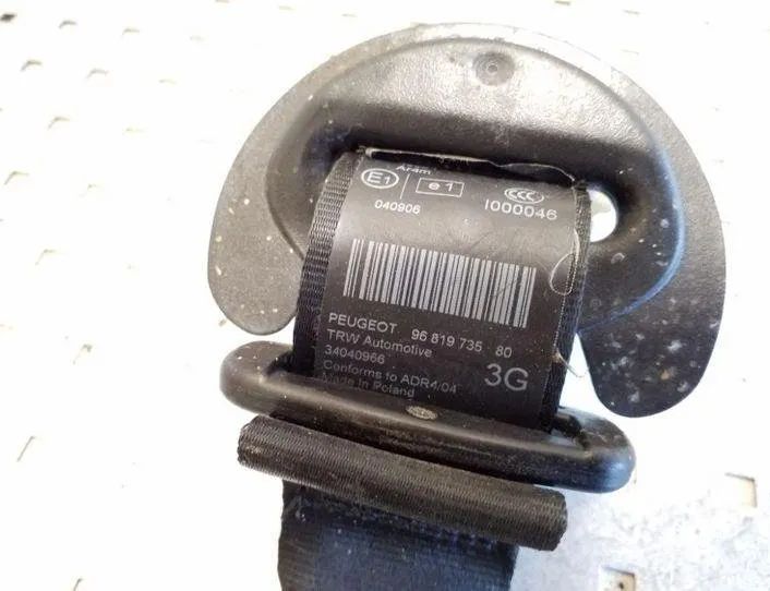 PEUGEOT 5008 1 generation (2009-2016) Левый боковой ремень безопасности 9681973580,34030077C 26064925