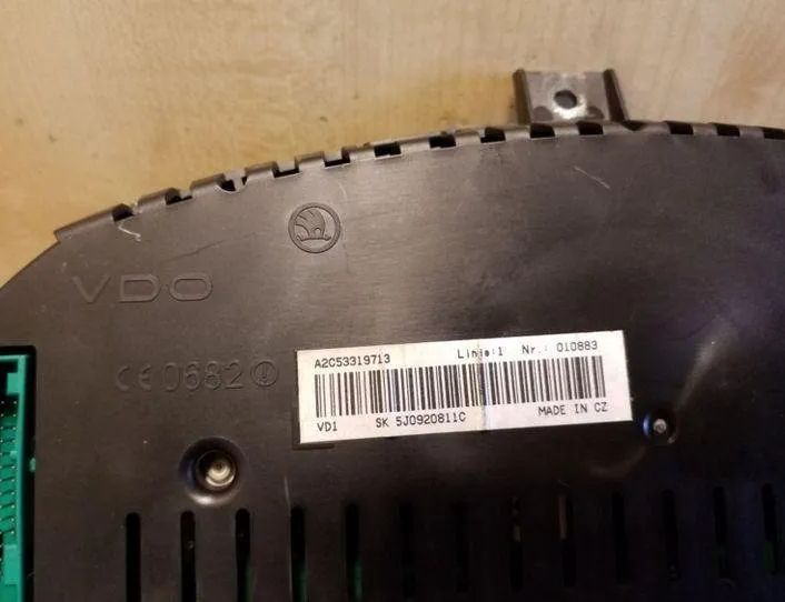 SKODA Fabia 5J (2007-2014) Спидометр A2C53319713,5J0920811C,V2802476 26093675