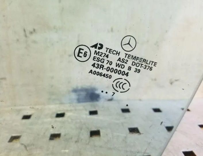 MERCEDES-BENZ M-Class W164 (2005-2011) Aizmugurējo kreiso durvju stikls 43R000004,A006450 26154689