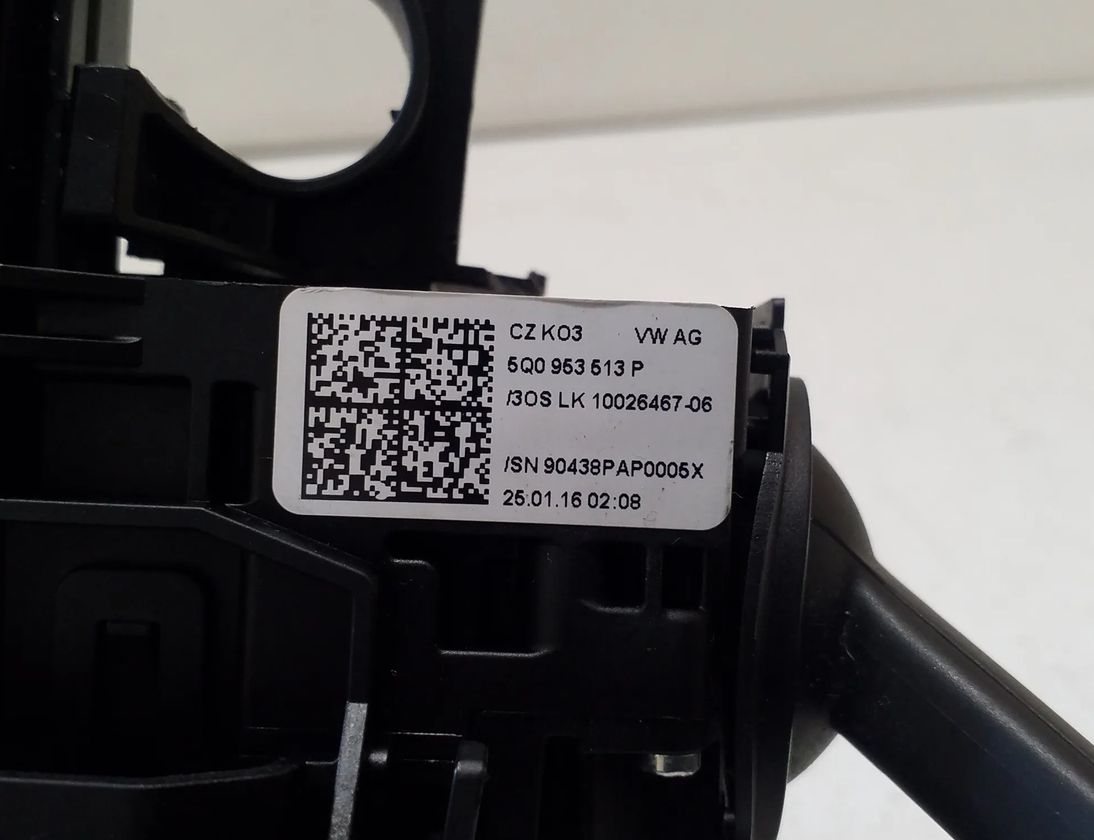 VOLKSWAGEN Golf 7 generation (2012-2024) Wiper turn signal indicator stalk/ switch 5Q0953507FT,5Q0953513P,5Q0963549F 31220511