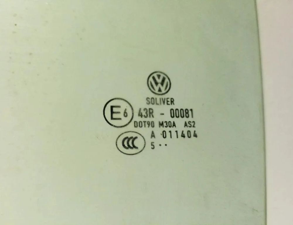 VOLKSWAGEN Passat B6 (2005-2010) Rear Left Door Glass 43R00081,A011404 32157276