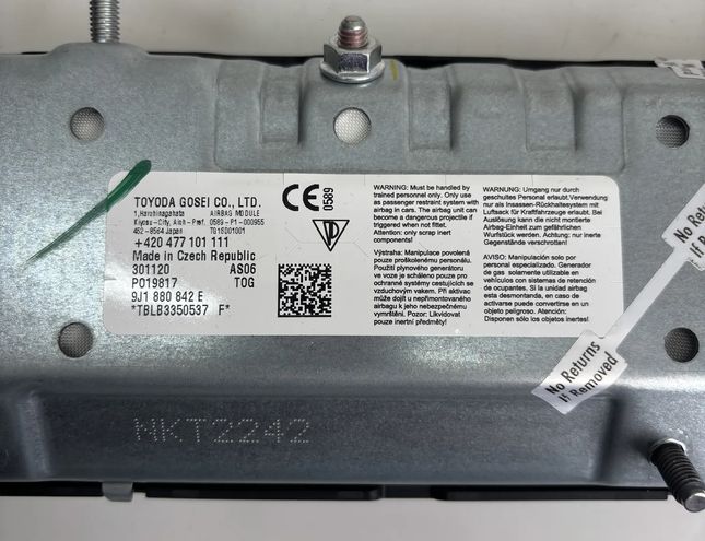 AUDI e-tron GT 1 generation (2020-2024) Ceļu drošības spilvens 9J1880842E 30643994