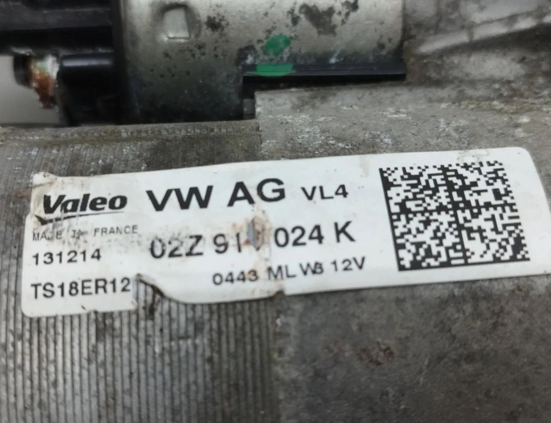 SKODA Rapid 2 generation (1985-2023) Стартер 131214,TS18ER12 23121148