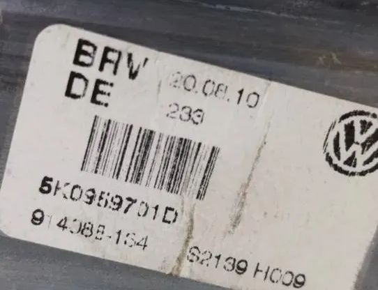 VOLKSWAGEN Golf 6 generation (2008-2015) Front Left Door Window Regulator Motor 5K0959701D,S2139H009,914088164 23812213