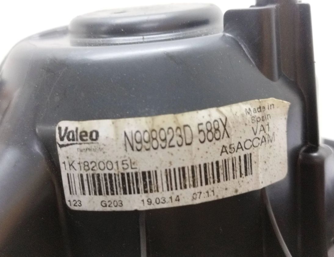 VOLKSWAGEN Touran 1 generation (2003-2015) Salona sildītājs 1K1820015L 27810399