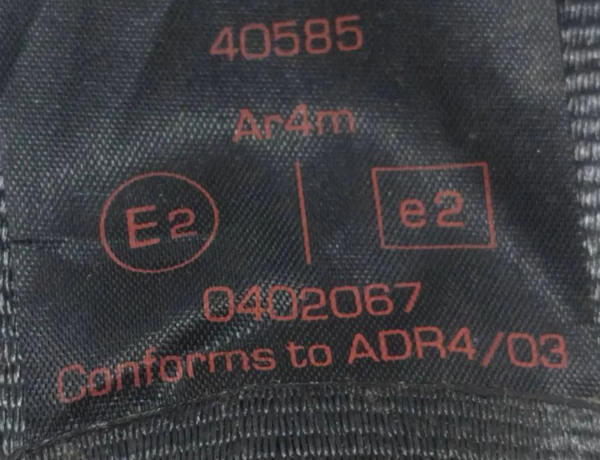 CITROËN C2 1 generation (2003-2009) Aizmugurējā kreisā drošības josta 43594 27815515