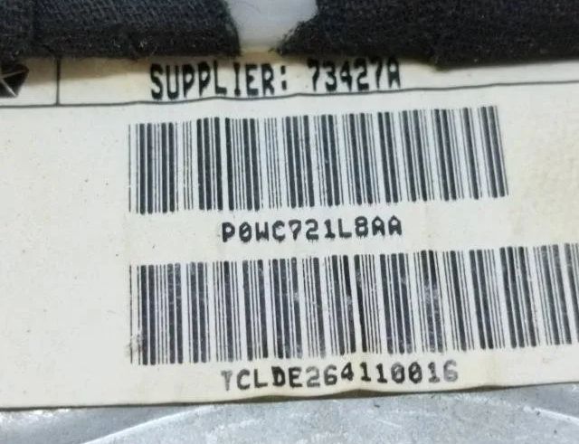 CHRYSLER Voyager 5 generation (2007-2020) Steering Wheel Airbag 73427A 30818142