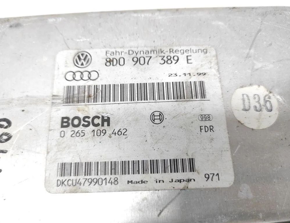 AUDI A6 C5/4B (1997-2004) ABS control unit 0265109462 31940163