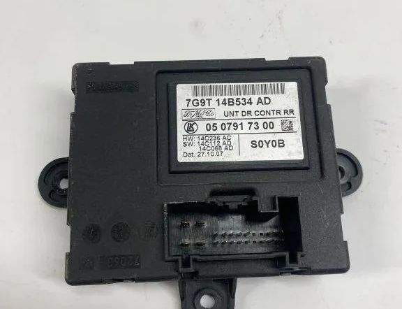 FORD S-Max 1 generation (2006-2015) Rear Right Door Control Unit 7G9T14B534AD,0507917300 30346489