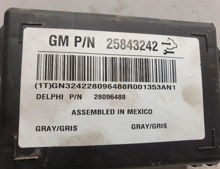 CHEVROLET Captiva 1 generation (2006-2018) Comfort Control Unit 25843242 24163037