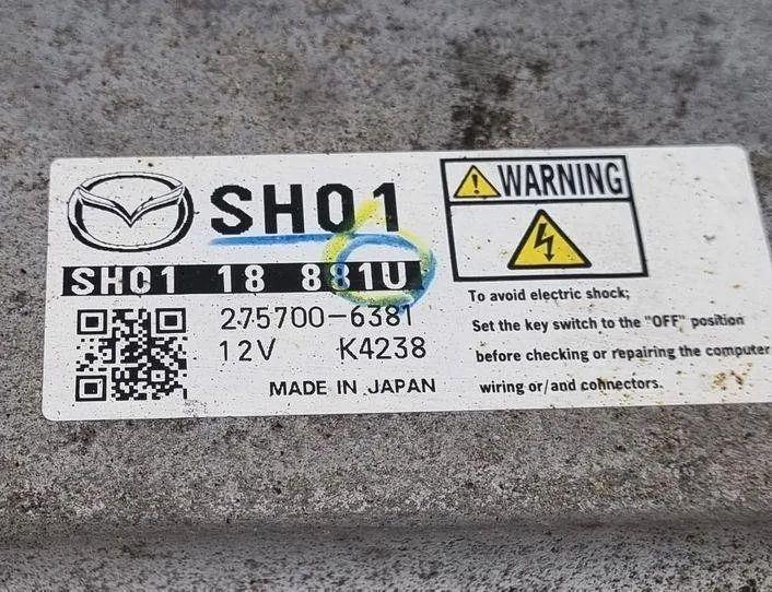 MAZDA CX-5 1 generation (2011-2020) Engine Control Unit ECU SH0118881U,SH01,1757006381 24170434