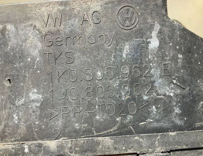 VOLKSWAGEN Passat Variant 1 generation (2010-2024) Воздухозаборная труба 1J0805962,1K0805962E 22245522